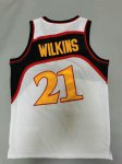 NBA 21 Wilkins Hawks Maillot Retro blanc